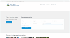 Desktop Screenshot of moradaadmdeimoveis.com.br